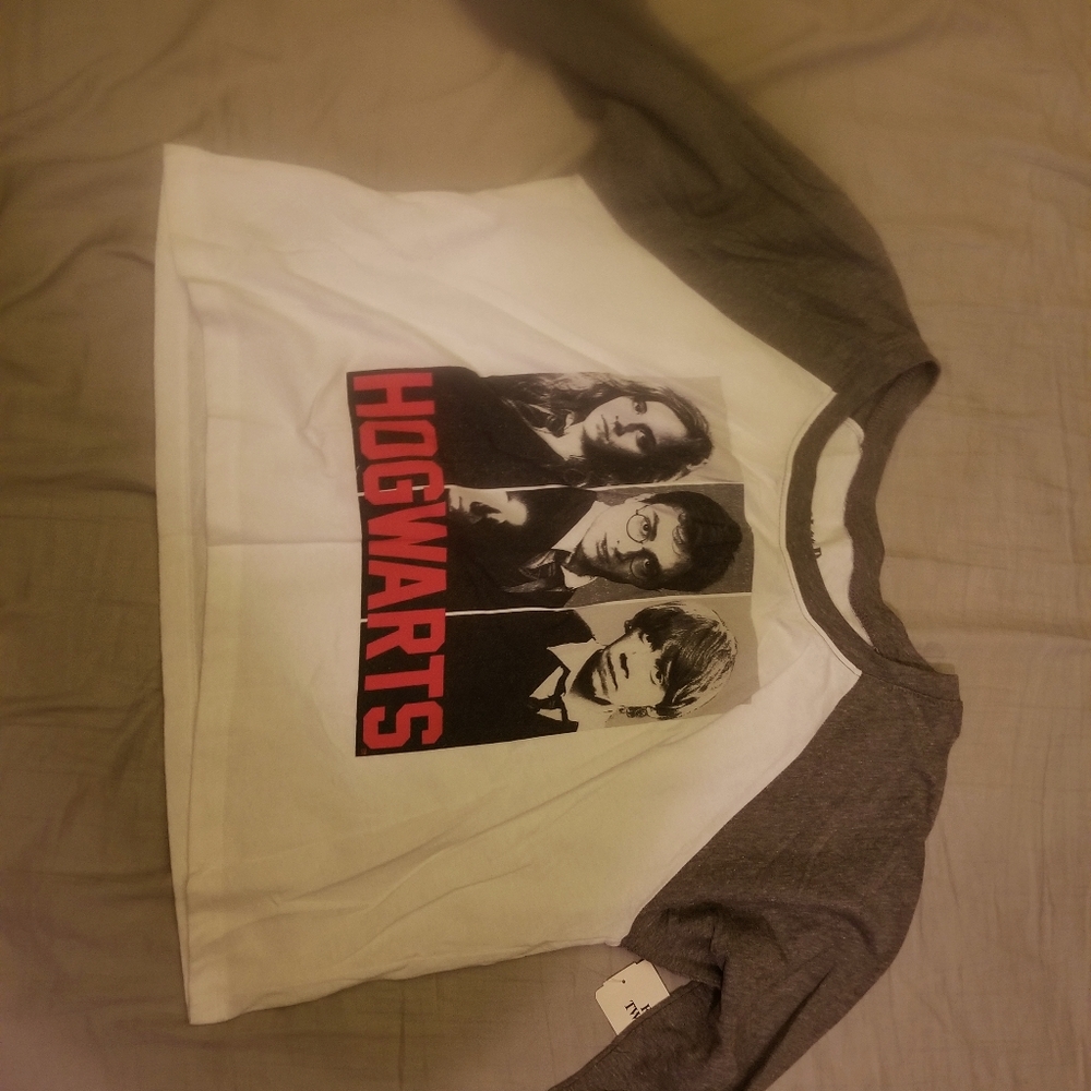 Harry potter 3 quarter length crop top